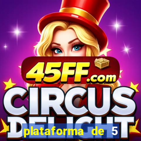 plataforma de 5 reais fortune tiger